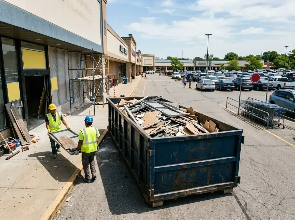 retail-store-renovation-debris-003 — frequently asked questions, Roll-off Dumpster Rentals in Spirit Lake, ID